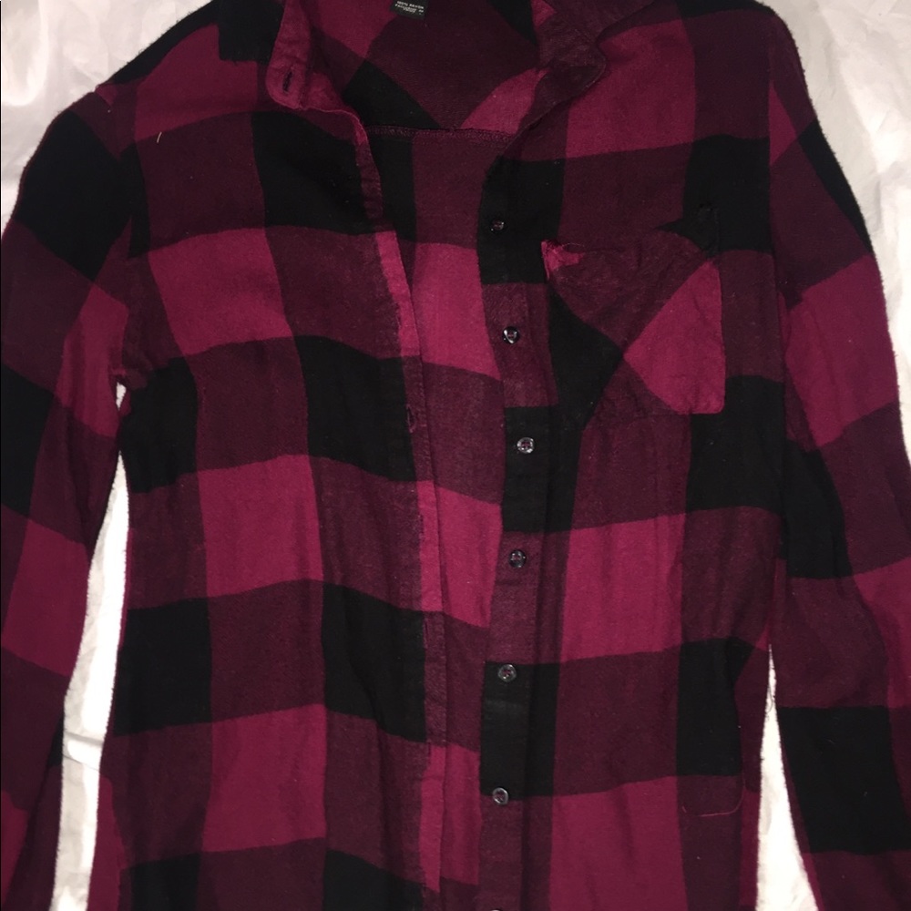 Black and red checkered button down from Rue 21